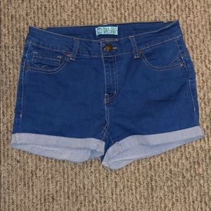Wax Jean Shorts